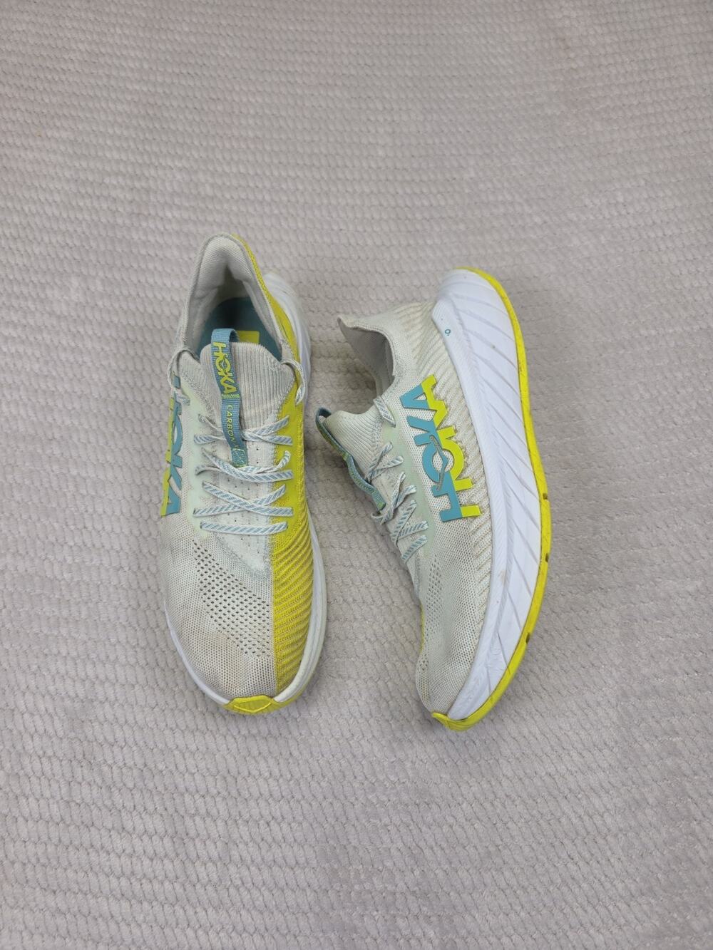 HOKA Sneakers Womens 12D Carbon X 3 Billowing Sail/Evening Primrose